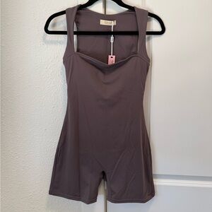 NWT Women's Strappy Square Neck Jumpsuit